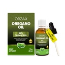 OrZAX Olio d'Origano Gocce con Olio d'oliva - 88% Carvacrol e 0.3% Thymol - Non-GMO & Sugar-Free & Gluten-Free & Vegan - Supplemento di erbe per il supporto immunitario e la salute digestiva - 30 ml - 200 giorni di alimentazione