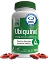 Ubiquinol 200mg 30 Softgels come Kaneka QH ridotto CoQ-10 | stabilizzato - 3 ° partito testato | Biodisponibilità potenziata | Cardiovascolare & Mitochondria Funzione Support | Non OGM