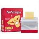 NuStripsTM Strisce di energia di dissolvenza rapida con 50 mg di caffeina, L-teanina e vitamina B12 – Energia istantanea e messa a fuoco senza Jitters o Crash – funziona più veloce del caffè – Cannella di lenitiva (30 Pack)