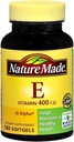 Natura Made dl-Alpha Vitamina E 400 IU Softgels 180 Gel Morbidi (Pack of 8)