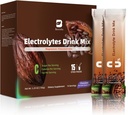 Confezioni di polvere di elettroliti per miscela di elettroliti | Confezioni di elettroliti senza zucchero con vitamine & Magnesio Idratazione ricostituita - 15 Sticks