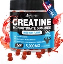 Creatina Monoidrato Gummies per uomini e donne, 120 Conte