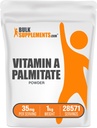BulkSupplements.com Vitamina A Palmitate Polvere - come Palmitato Retinol, Vitamina A Supplemento per Supporto Immune & Eye - Gluten Free, 35mg per Serving, 1kg (2.2 lbs) (Pack of 1)