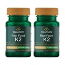 Swanson Massima Forza Vitamina K2 (Menaquinone-7)- Supplemento Vitamin Supporta Cardiovascolare e Bone Salute-Made dal Natto giapponese per aiutare a regolare il calcio (30 Softgels, 200mcg ciascuno) (2 Confezione)