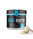 Intenzionalmente Bare Bone Broth Protein Powder non aromaed - Grass Fed Protein Powder with Multi Collagen Peptides Type 1 2 e 3 - Latticini Free Bone Broth Powder for Skin, Gut and Joint - 20 Servings