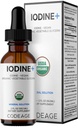 Codeage USDA Certificata Gocce Iodio Organico - 250 Mcg Per Serving - 1+ Anno di fornitura - Liquido Iodido Supplemento - Pure, Clear Iodine - Vegan Potassium Iodine Liquid Drop - 2 fl oz