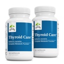 Terry Naturally Thyroid Care - Formula di Supporto per la Salute e l'Energia Immune - Supplemento nutrizionale con Iodio per il Supporto per la Salute tiroide - Integratore Benessere con L-Tyrosine - 120 Capsule (Pack of 2)