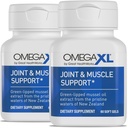 Integratore di supporto congiunto OmegaXL - Supporto muscolare naturale, olio di Mussel verde, pillole di gel morbido, senza farmaci, 60 conte (2 Pack)