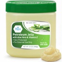 Med Pride Petroleum Jelly 13 Oz Tub con Aloe Vera Medicina e Vitamina E per la pelle secca, Rashes, Burns, Labbra catturate, Rash del dialino
