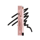 Matita per occhi di fusione minerale, eyeliner nero con camomilla lenitiva, meadowfoam & vitamina E, liscio di velluto, trucco degli occhi anallergici per Line & Define, matita per eyeliner a lunga durata, carbone, 0,04 Oz