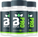 Rize labs (3 Pack) Biopls Slim Pro Weight Loss Supplemento, Biopls Capsule per Total Body Wellness e uno stile di vita sano, Biopls Pills per Leaner Physique, Bio Pls Recensioni (180 capsule)