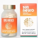 Sun Chlorella Sun Neuro Nootropic Brain Supplemento - Concentrazione giornaliera della memoria e supplemento di messa a fuoco per le donne e gli uomini - Natural Plasmalogen Boost from Sea Ananas - 180 capsule