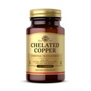 Solgar Chelated Copper, 100 compresse - Essenziale per la formazione del collagene - Forma altamente biodisponibile - Supporta il tessuto connettivo - Non-GMO, Vegan, Gluten Free, Dairy Free, Kosher - 100 Serve