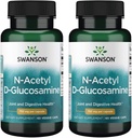 Swanson N-Acetyl D-Glucosamine - Integratore naturale Promuovere il supporto delle articolazioni &amp; Salute Gastrointestinale - Formula naturale che supporta il cartilage sano - (60 capsule di verdure, 750 mg ciascuna) (2 Confezione)