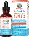 MaryRuth Organics Infant and Toddler Omega-3 Liquid Drops by | 200mg DHA e 2mg EPA Per Serving | Totale benessere e sviluppo sano | Unflavored | 1 Fl Oz
