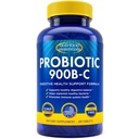Probiotici nutrizionali per le donne e gli uomini - con enzima di lattasi e fibra prebiotica per la salute digestiva - 80 Percentuale + Più Potente Supplemento per il supporto alla salute del fegato - Formula vegana