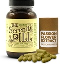 Il Pillola di serenità 60 Caps - Organic Mood Pills & Anti Stress Supplemento w/Ashwagandha Root Extract, Passion Flower Extract, Nutmeg & Green Tea Extract - Natural Passion Flower Supplement for Stress