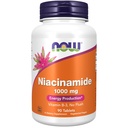 NOW Integratori alimentari, Niacinamide (Vitamina B-3) 1000 mg, Produzione energetica*, 90 compresse, Bianco, Off-White
