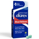 Diurex Ultra Re-Energizing Water Pills - Relieve Bloat - Feel Better & Less Heavy - 80 Count