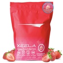 XEELA Plant Based Vegan Protein Powder - Indipendente testato - 25g High Protein, Pea Protein per Uomo e Donne - Vitamine & Minerali, Non OGM, Latticini & Gluten Free, LowCarb & LowFat (Cacca di Fragola)