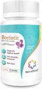 NutraBlast Boric Acid Vaginal Suppositories Complex w/Aloe Vera & FOS Prebiotic Enhancer | Tutto Natural Boriotic | Made in USA (30 Conte)