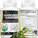 Sea Moss 60 capsule USDA Certified Organic Irish Sea Moss Capsule con Bladderwrack & Burdock Root – Integratore di Supporto Immune per Uomini e Donne – Vitamine e Vitamine Mens (1 Confezione)