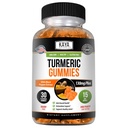 Kaya Naturals Turmeric Integratori Gummies - Curcumina pura della natura - Gummie di zenzero curcuma - 30 Conte Gummy - Turmerico con estratto di pepe nero