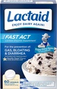 Lactaid Fast Act Lactose Intolerance Relief Chewables with Lactase Enzyme to Prevent Gas, Bloating & Diarrhea A causa di LactoseSensitivity,Ideal for Travel&On-the-Go, Vanilla Twist,60 Packs of 1-ct.(5pk)