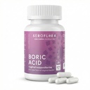 Seroflora Boric Acid Vaginal Suppositories 600 mg 30 capsule - Pillole di acido borico per le donne - equilibrio di pH di salute vaginale per le donne - Supporta il controllo dell'odore vaginale. Realizzato in USA.