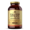 Solgar Calcium Citrato con vitamina D3, 240 compresse - Promuove Bones & Teeth sani, Supporta sistemi muscoloschelettrici e nervosi - Non OGM, Senza glutine, Latticini, Kosher - 60 Serve