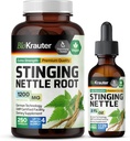 BIO KRAUTER Sting Nettle 250 Capsules & Sting Nettle Tincture 2 Fl. Oz.