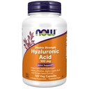 NOW integratori alimentari, acido ialuronico 100 mg, doppia resistenza con L-Prolina, acido lipoico alfa e estratto di semi di uva, 120 capsule di veg