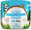 Infusioni calma Magnesio Gummies per bambini 90 Conte - Sano muscolo Bone Energy Support Soft e Delicious Vegan Friendly & Non-GMO