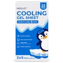 Patch per bambini, 22 fogli, Riduttore di febbre, Baby Cooling Pad, Patch Gel Cool per febbre, Rilievo di mal di testa, 4.7 x2 pollici