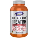 NOW Foods Nutrizione sportiva, Kre-Alkalyn Creatine 750 mg, Mass Building*/Energy Production*, 240 capsule di Veg