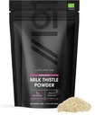 Polvere di cardo di latte organico 150g - Fonte di Silymarin detergente - Realizzata in cardo di latte freddo-pressed - Vegan, crudo, non OGM.