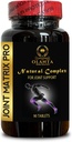 Joint Matrix PRO Complex - glucosamine solfato msm, Joint Support Supplement with Chondroitin for Hands, Back, Knee e Joint Health - 1 Bottiglia