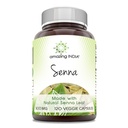 Incredibile India Senna (Made with Natural Senna) 500 Mg per Serving 120 capsule vegetali Supplemento | Non-GMO | Glute-Free