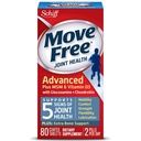 Move Free Advanced Plus MSM e Vitamina D3, 80 compresse - Integratore di Salute Congiunto con Glucosamina e Condroitina (Pack of 3)