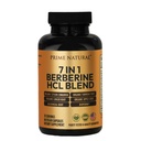 PRIME NATURAL Berberina HCl 600mg Organic Ceylon Cinnamon 400mg Organic Turmeric 200mg Organic Ginger 130mg Aceto di Mela Organico 65mg Goldenseal Root 6.5mg Bioperine 3mg | 60 capsule