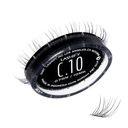 Lashify Curl 10mm Gossamer DIY Eyelash Extensions Refill, Nero, Ciglia False Facile per un look naturale