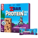 CLIF Kid Zbar Protein - Chip al cioccolato - Spuntini per cereali integrali - Realizzati con avena biologica - Non OGM - 5g Protein - 1.27 oz. (5 Pack)
