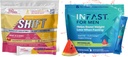 Bundle di miscela di miscela di bevanda intermittente per il sostegno di perdita di peso degli elettroliti del limone del lampone e degli elettroliti di digiuno intermittente per gli uomini con chetoni esogeni BHB (30 contare ciascuno)