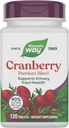 Miscela Premium di Cranberry di modo naturale, supporta la salute del tratto urinario*, con vitamina C, per gli uomini e le donne, senza glutine, 120 compresse (varia di maggio di imballaggio)