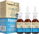 NaturaNectar Bee Propolis Nasal Spray Saline Sinus Rinse & Relief | Pure Brazilian Propolis & Ingredients | Gentle & No Burning Sensation | Nasal Guardian | Apicoltura etica | 1 FL Oz | 3 Pack