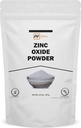 Polvere naturale di ossido di zinco 100% | Particelle non rivestite micronizzate 0.5 LBS / 227 GMS