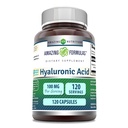 Incredibile formula acido ialuronico 100 Mg supplemento | capsule | Non OGM | Gluten-Free | Made in USA (1 Pack | 120 Count)