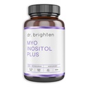 Dr. Brighten Myoinositol Plus - Doctor Formulated Ratio di Myo- e D-Chiro-Inositol per supportare i sintomi di PCOS, equilibrio di ormone, funzione ovarica sana e cicli mestruali regolari