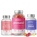 Promessa della mamma Probiotici vaginali + DHA Prenatale & Vitamina Prenatale Bundle