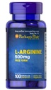 Puritan's Pride L-Arginina 500 mg, Heart Health Support, 100 Conte